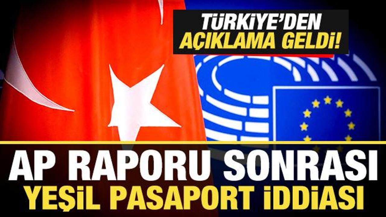 AP raporu sonrası yeşil pasaport iddiası! T&uuml;rkiye'den son dakika a&ccedil;ıklama geldi