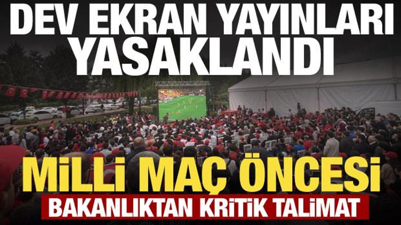 Bakanlıktan 81 ile 'dev ekran' talimatı! Milli ma&ccedil; programları tek tek iptal ediliyor
