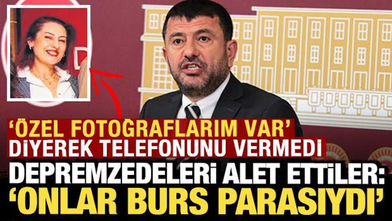 Depremzedeleri 'r&uuml;şvete' alet ettiler: 'Onlar burs parasıydı'