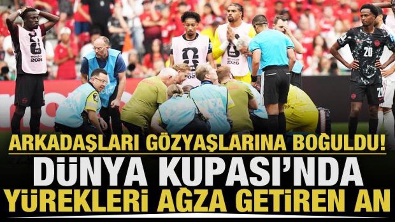 D&uuml;nya Kupası'nda korkutan anlar! Pozisyon g&ouml;sterilmedi, arkadaşları g&ouml;zyaşlarına boğuldu