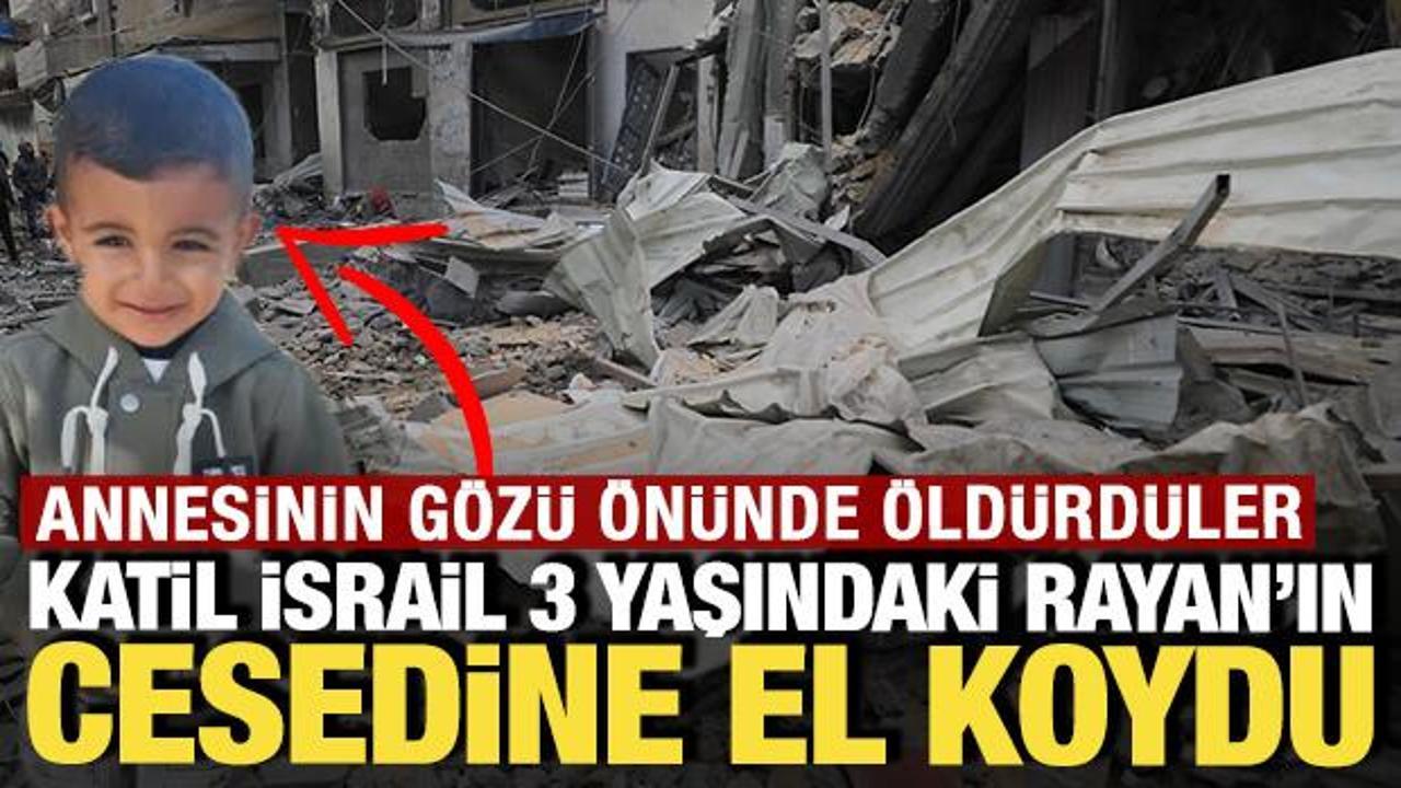 İsrail, Gazze'de 3 yaşındaki bir &ccedil;ocuğu annesinin &ouml;n&uuml;nde katledip cenazesine el koydu
