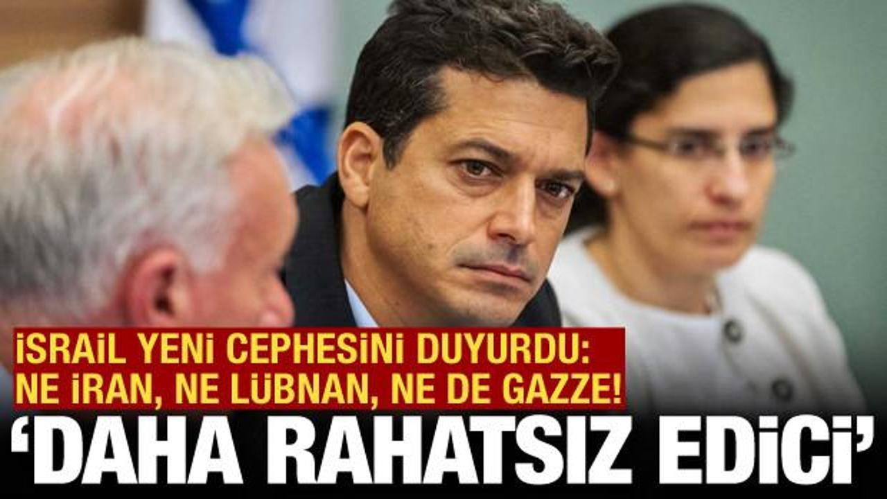 İsrailli Bakan: T&uuml;rkiye ve Suriye İran'dan daha rahatsız edici