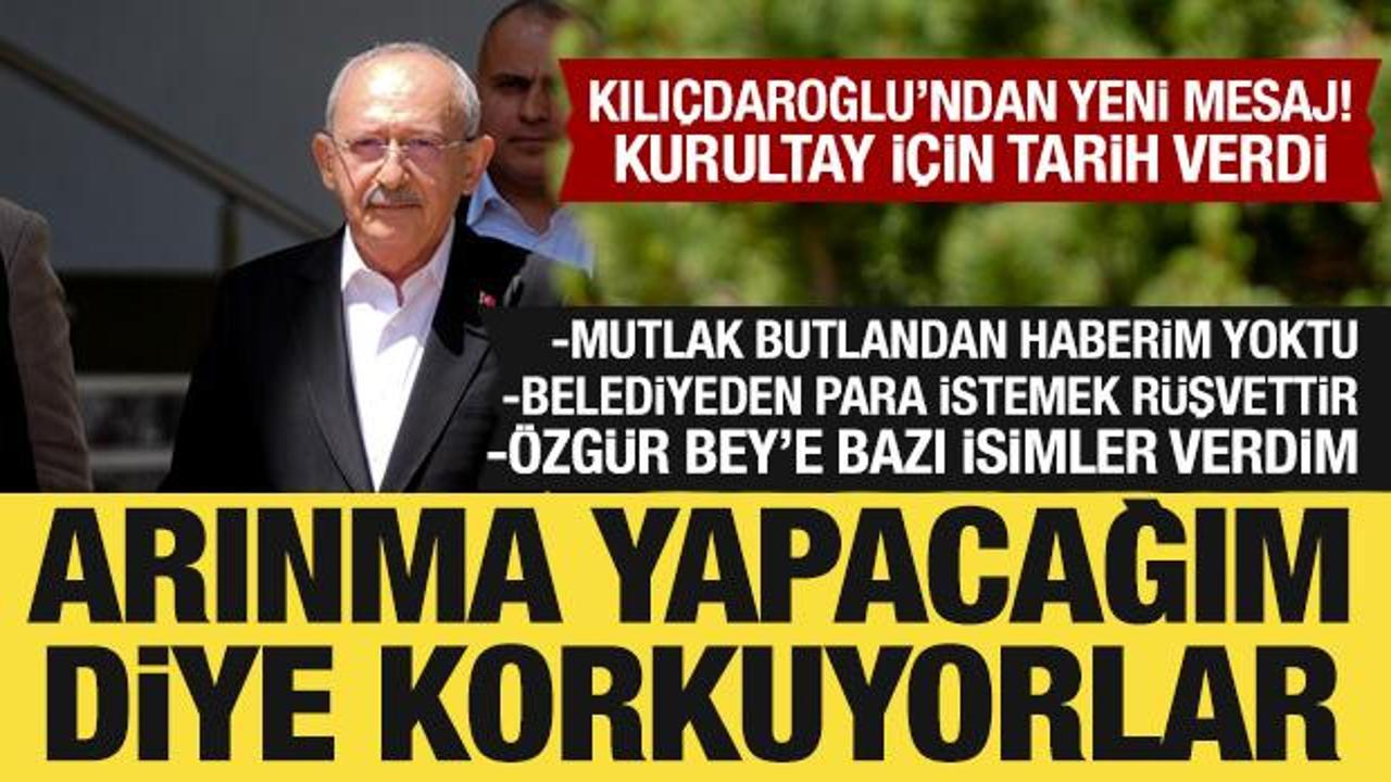 Kemal Kılı&ccedil;daroğlu: Arınma yapacağım diye benden korkuyorlar