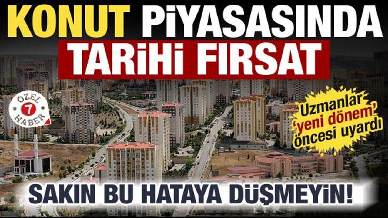 Konut satışlarında d&uuml;ş&uuml;ş s&uuml;rerken, alıcılar i&ccedil;in yeni d&ouml;nem başladı!