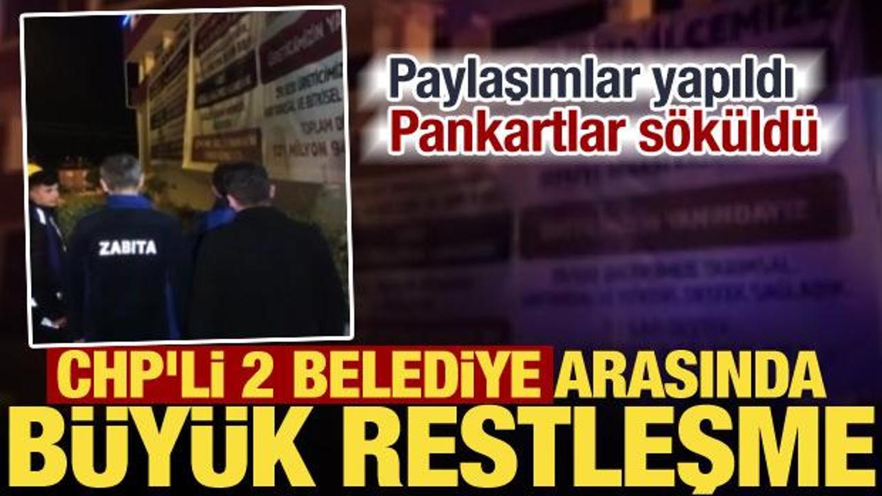 Mansur Yavaş'ın pankartları kaldırıldı! CHP'li belediyeler karşı karşıya