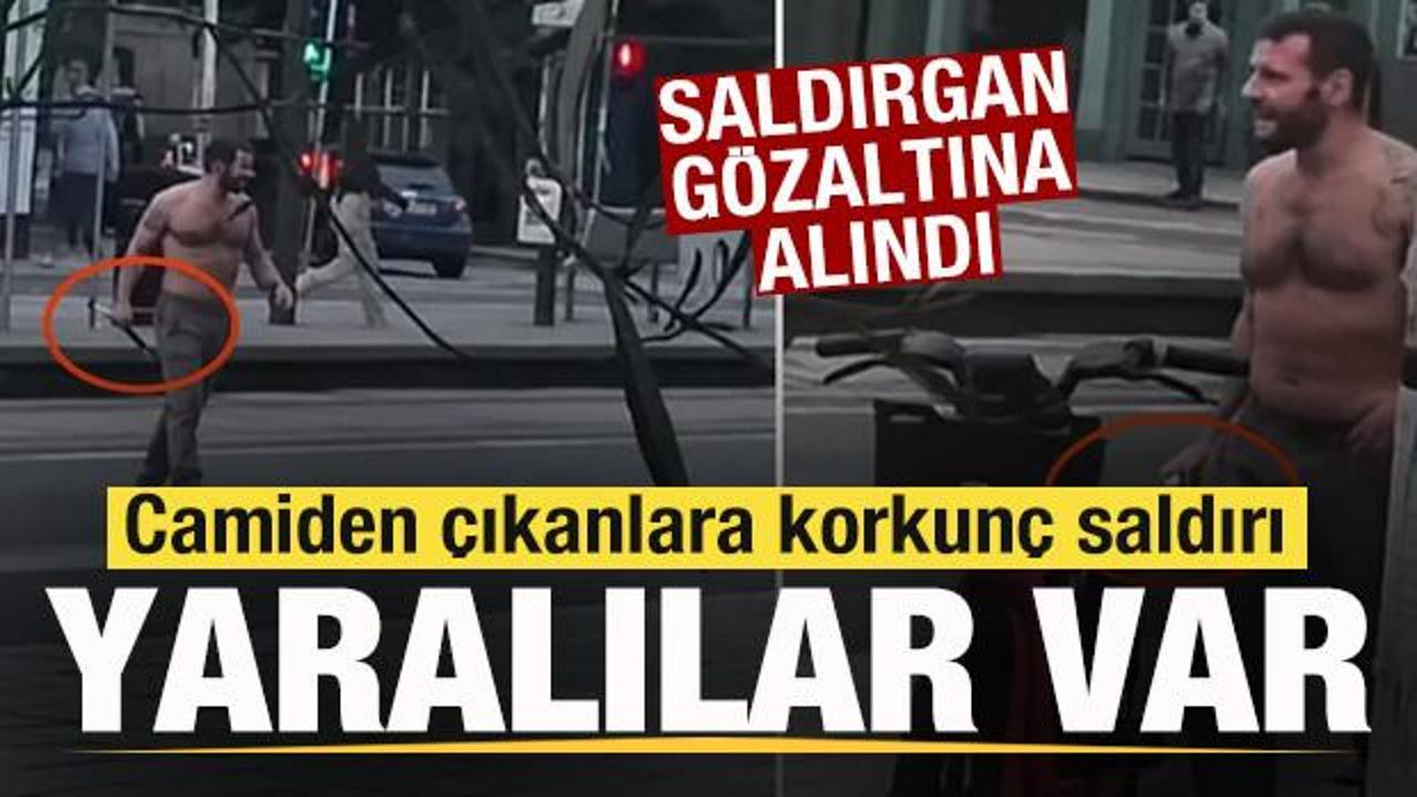 M&uuml;sl&uuml;man karşıtı nefret saldırısı! Yararlılar var! Saldırgan g&ouml;zaltına alındı
