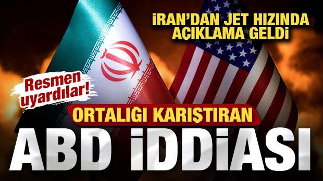 Ortalığı karıştıran ABD iddiası! İran’dan son dakika açıklama geldi! Resmen uyardılar