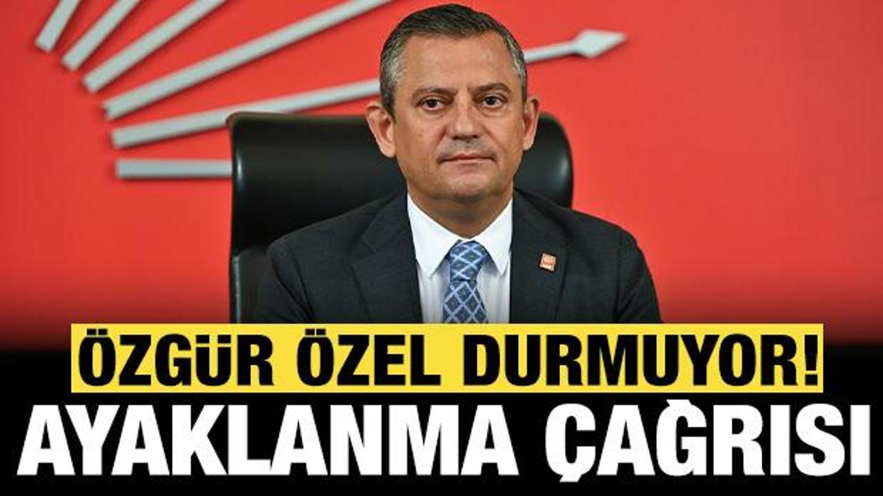 &Ouml;zg&uuml;r &Ouml;zel durmuyor: Partililere ayaklanma &ccedil;ağrısı