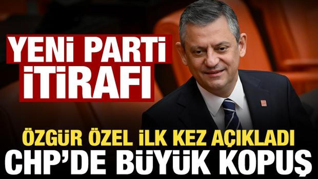 &Ouml;zg&uuml;r &Ouml;zel'den yeni parti &ccedil;ıkışı! Masadaki senaryoyu ilk kez a&ccedil;ıkladı
