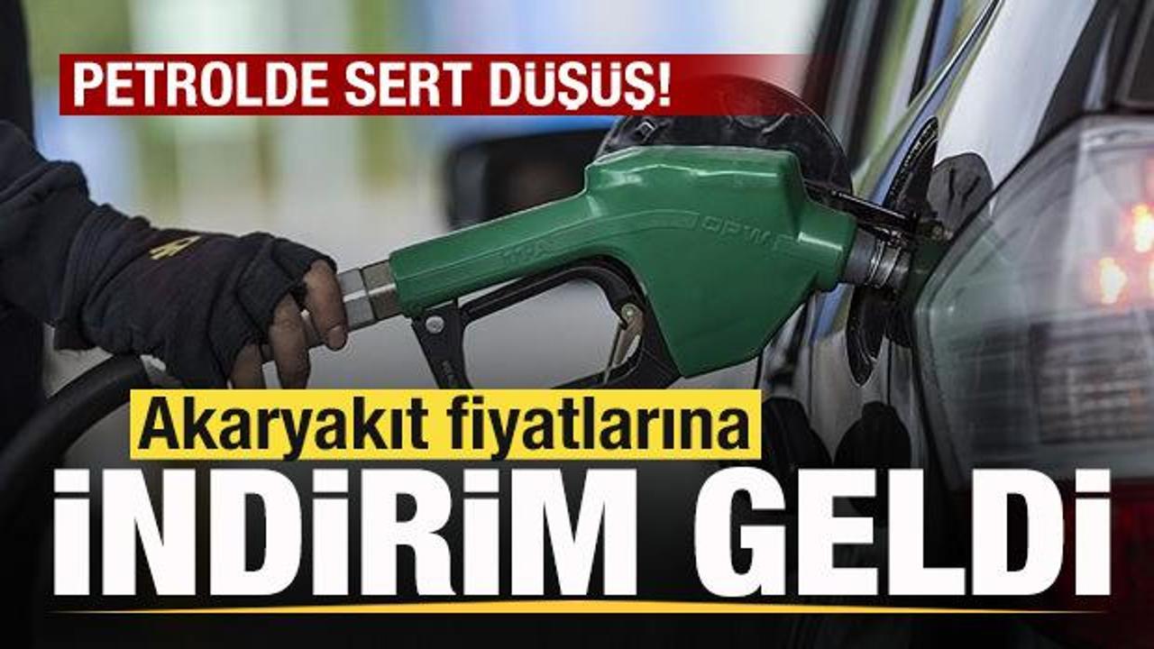 Petrolde b&uuml;y&uuml;k d&uuml;ş&uuml;ş! Akaryakıt fiyatlarında indirim!