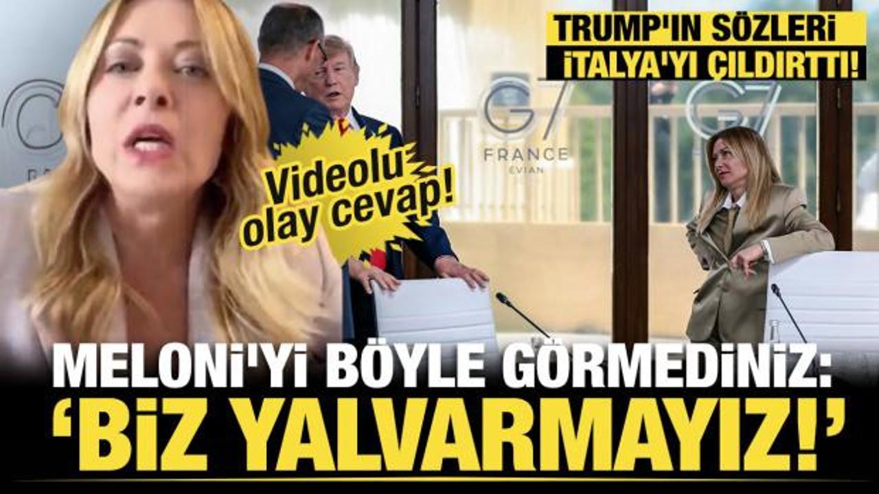 Trump ile Meloni arasında fotoğraf krizi! ABD-İtalya hattında y&uuml;ksek gerilim