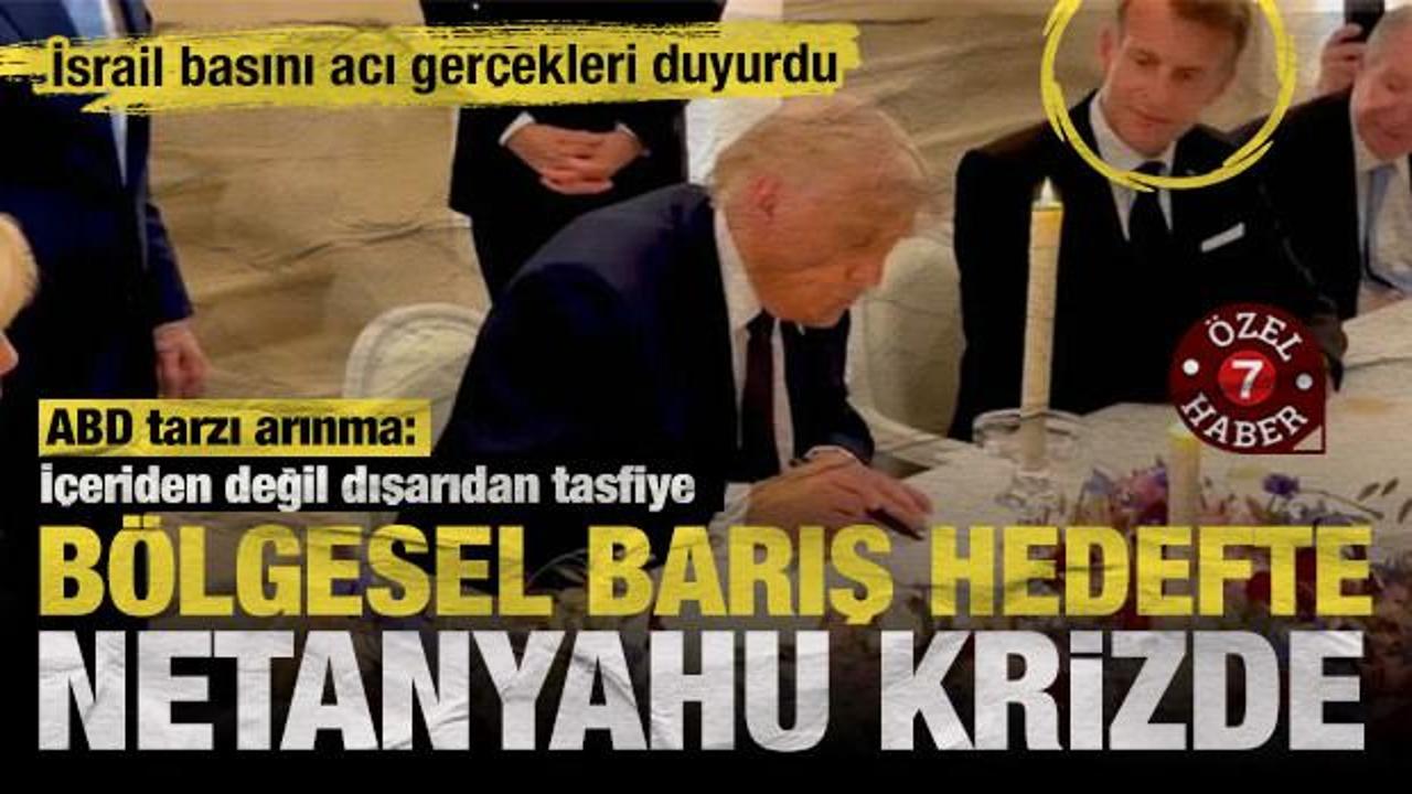 Trump'ın Versay Antlaşması: İsrail'in b&ouml;lgesel katliamlarına masada &lsquo;DUR&rsquo; dedi!