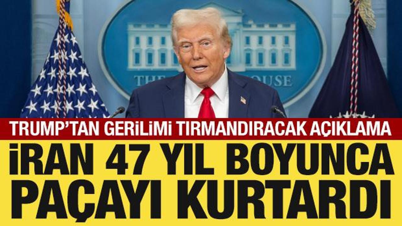 Trump'tan gerilimi tırmandıracak İran a&ccedil;ıklaması: 47 yıl boyunca cezasız kaldı