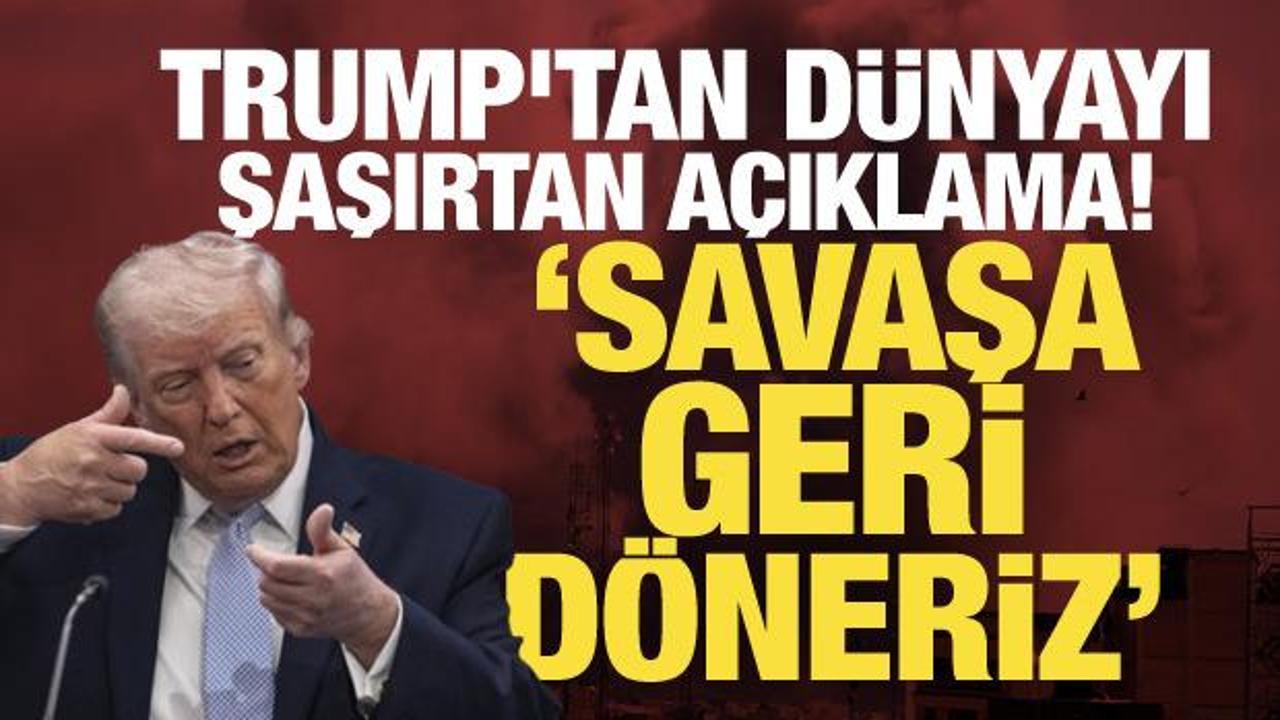 Trump'tan son dakika İran mesajı: Artık &ccedil;ok iyi anlaşıyoruz!
