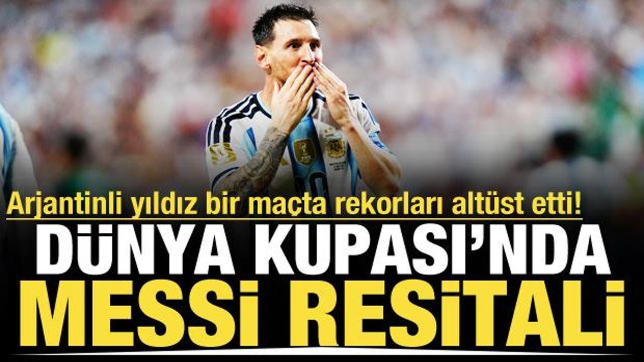 Unutulmayacak performans! Arjantin Messi'nin şovuyla kazandı