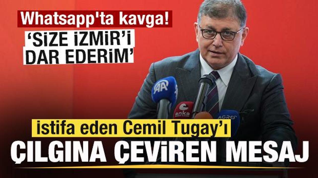 Whatsapp'ta Kılı&ccedil;daroğlu kavgası! İstifa eden Cemil Tugay &ccedil;ılgına d&ouml;nd&uuml;