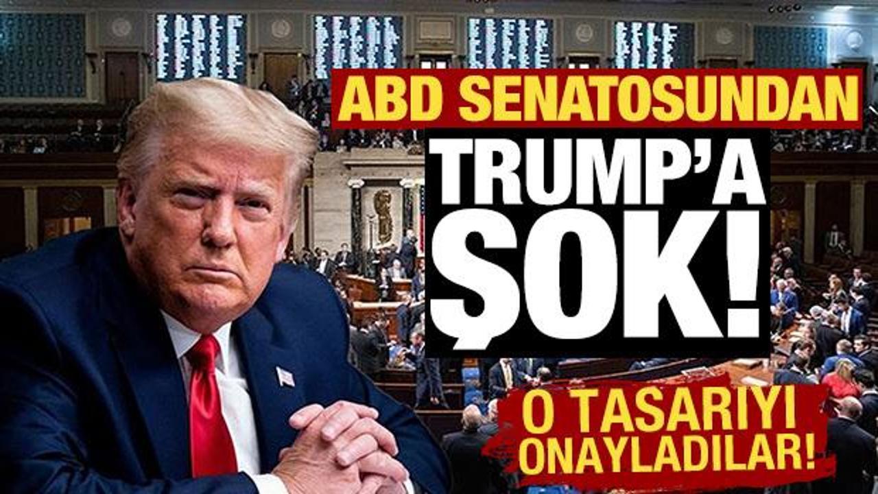 ABD Senatosu'ndan Trump'a şok! Yetkisi kısıtlandı