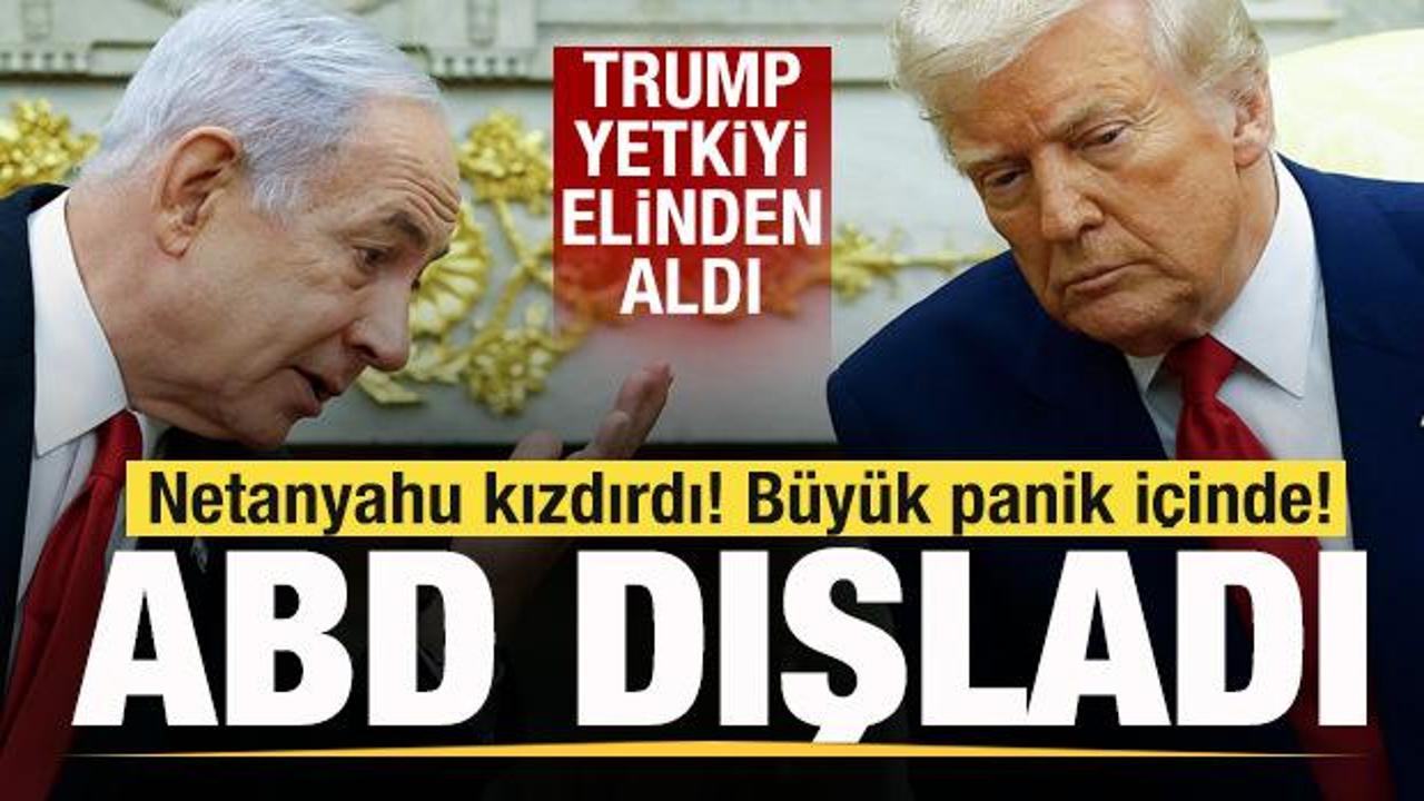 ABD'den İsrail'e yasak! Netanyahu kızdırdı! Trump yetkiyi elinden aldı! 