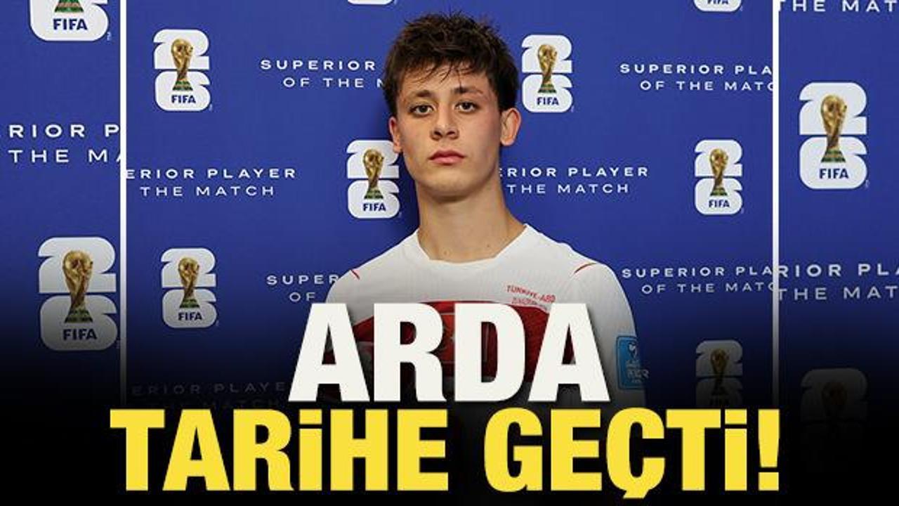 Arda G&uuml;ler tarihe ge&ccedil;ti!