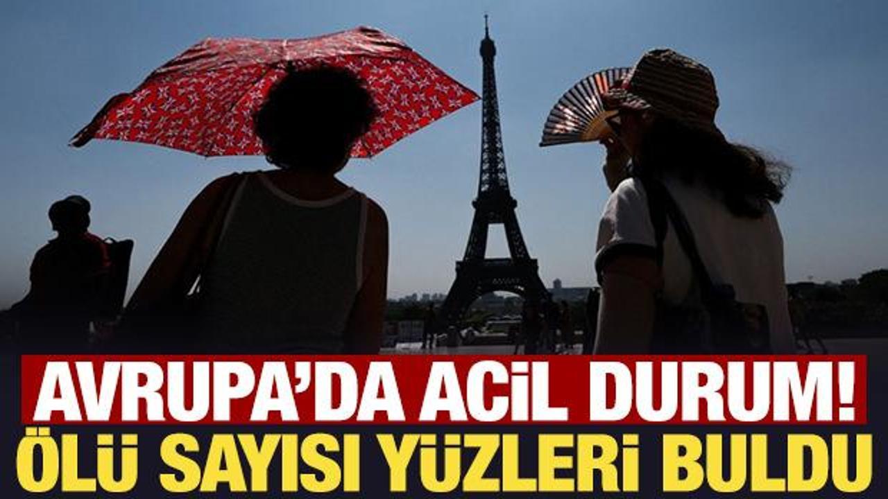 Avrupa'da rekor sıcaklıklar: &Ouml;l&uuml; sayısı y&uuml;zleri buldu