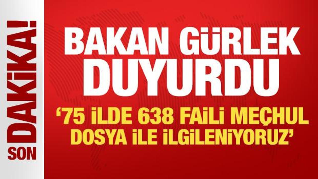 Adalet Bakanı Gürlek açıklama yaparken