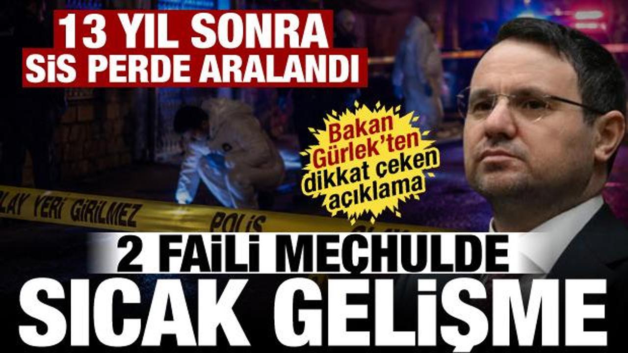 Bakan G&uuml;rlek duyurdu! Ağrı ve Batman&rsquo;daki 2 cinayet aydınlatıldı