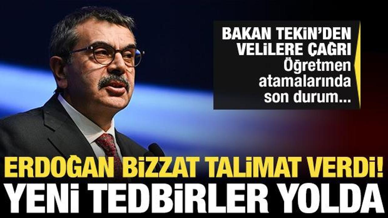 Bakan Tekin a&ccedil;ıkladı: Okullarda yeni g&uuml;venlik tedbirleri yolda! Erdoğan talimat verdi
