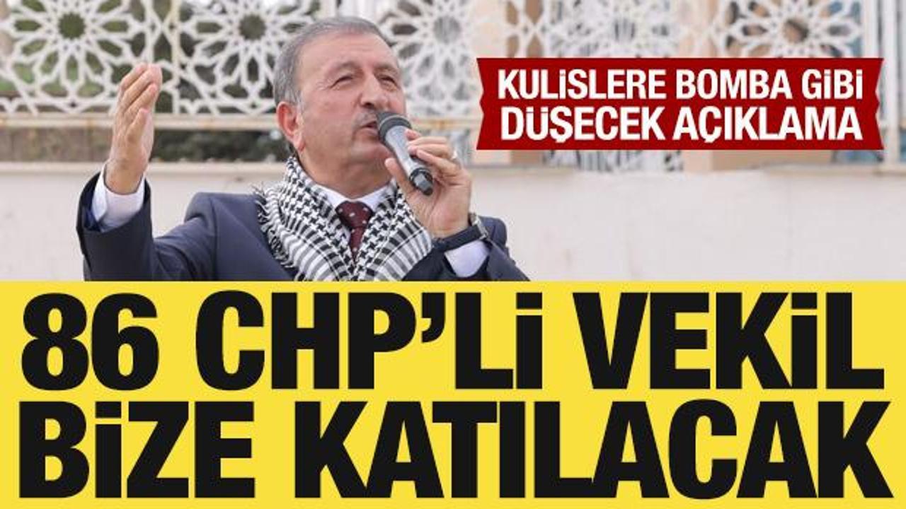 Bedri Yal&ccedil;ın'dan kulislere bomba gibi d&uuml;şecek a&ccedil;ıklama: 86 CHP'li vekil bize katılacak
