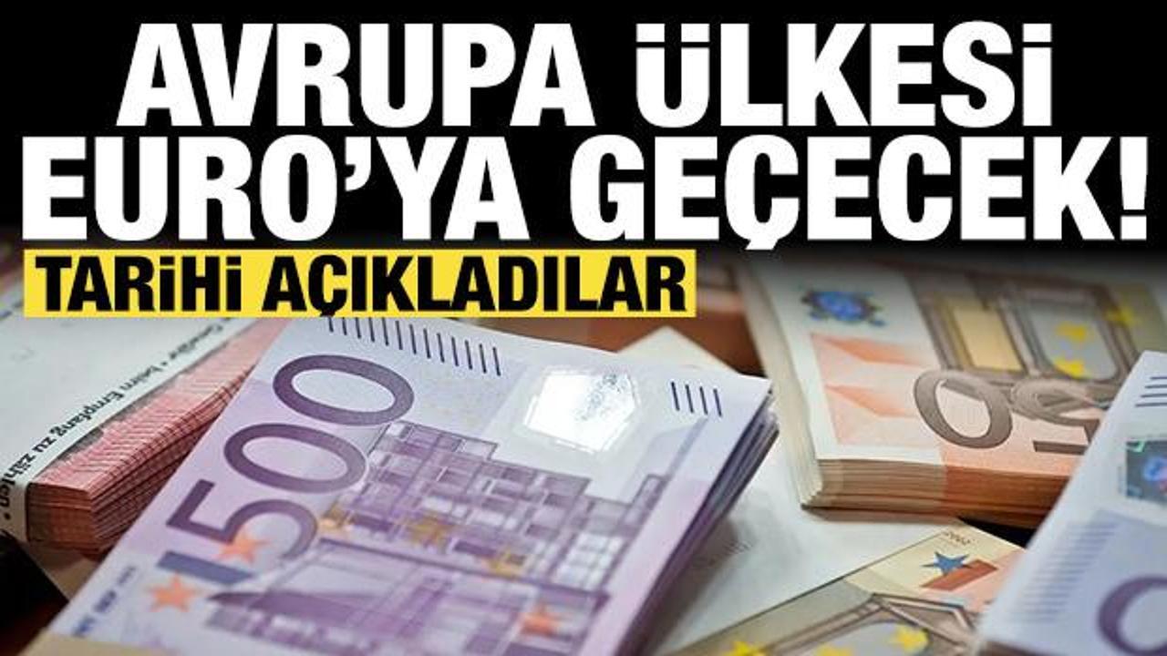 Bir Avrupa &uuml;lkesi daha euroya ge&ccedil;ecek: Tarihi a&ccedil;ıkladılar