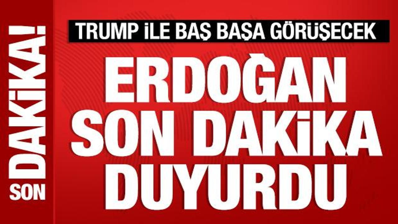 Cumhurbaşkanı Erdoğan ve ABD Başkanı Donald Trump'ın NATO Zirvesi'nde çekilmiş bir fotoğrafı.