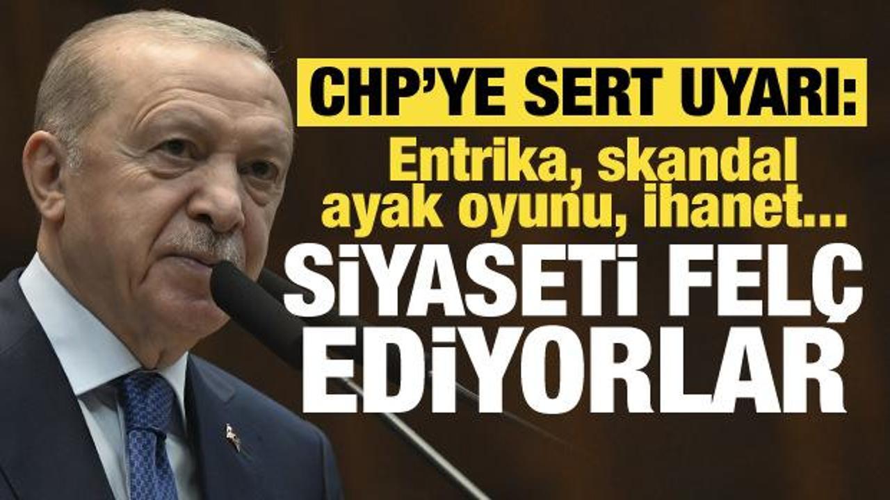 Cumhurbaşkanı Erdoğan'dan CHP'ye sert uyarı: Siyasetimizi felç ediyor! -  Haber 7 SİYASET