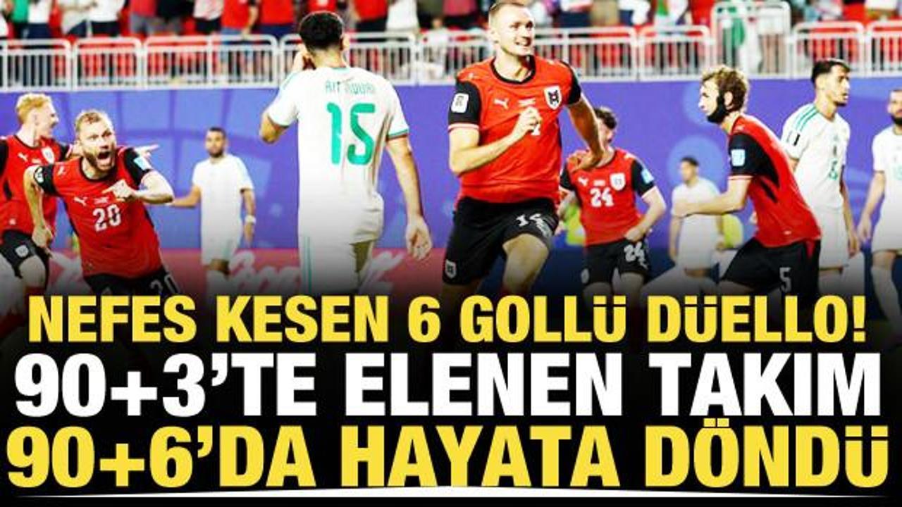 D&uuml;nya Kupası'nda rulet gibi ma&ccedil;! 90+3'te eleniyorlardı 90+6'da hayata d&ouml;nd&uuml;ler