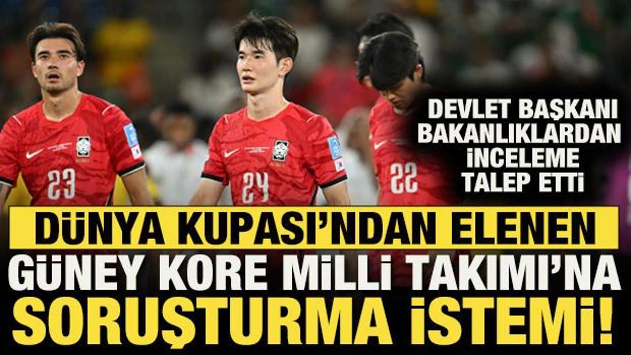 D&uuml;nya Kupası'ndan elenen &uuml;lkenin başkanı soruşturma başlatılmasını istedi!