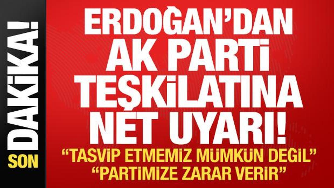 Erdoğan'dan AK Parti Teşkilatı'na 'etkileşim avcılığı' uyarısı! 'Biz tasvip edemeyiz'