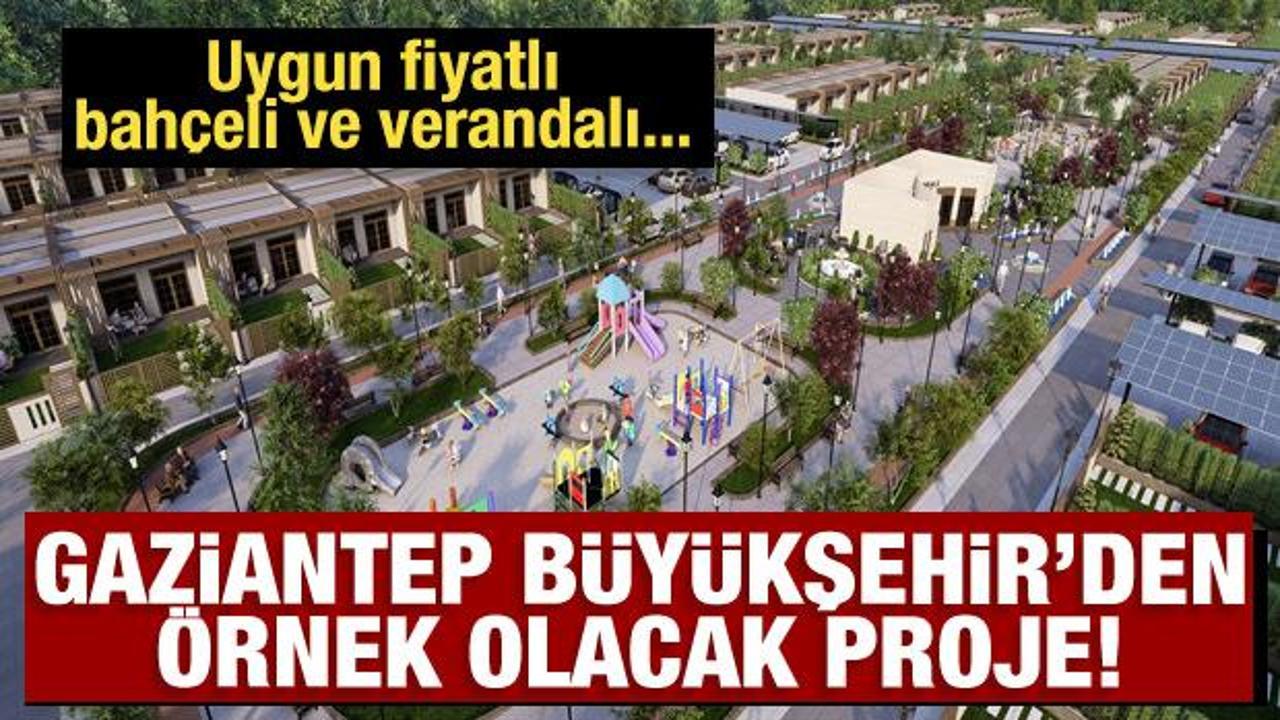 Gazikonut Yeni Bah&ccedil;elievler projesi ile insanları doğayla buluşturuyor
