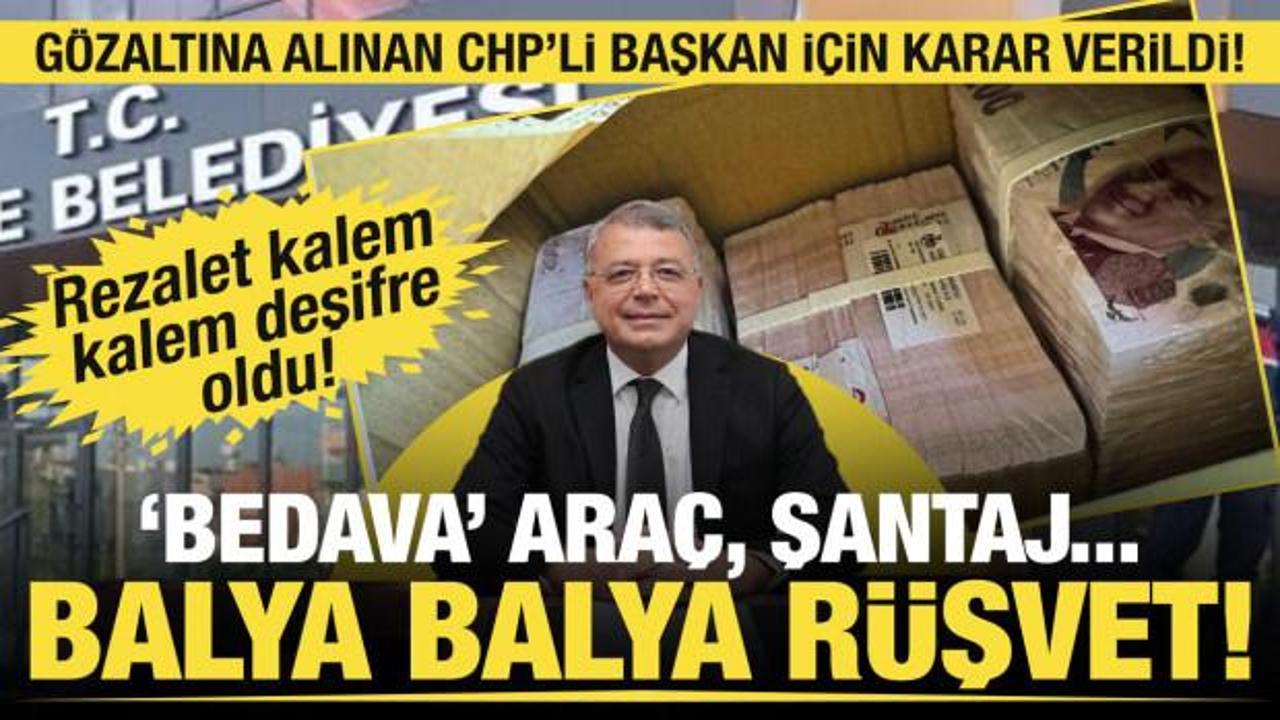 İhaleye fesat ve r&uuml;şvet ağı ortaya &ccedil;ıktı! CHP'li Başkan Mustafa Turgut tutuklandı