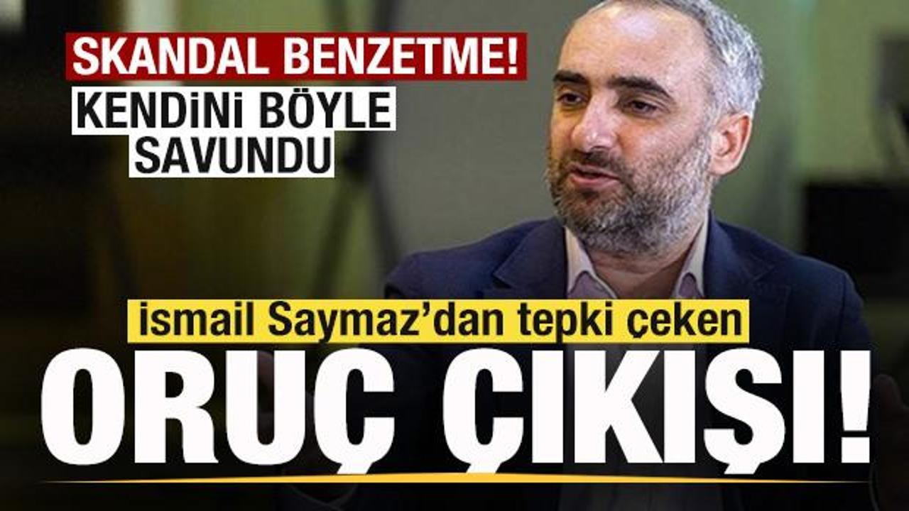 İsmail Saymaz'dan tepki &ccedil;eken 'Oru&ccedil;' &ccedil;ıkışı! Kendini b&ouml;yle savundu