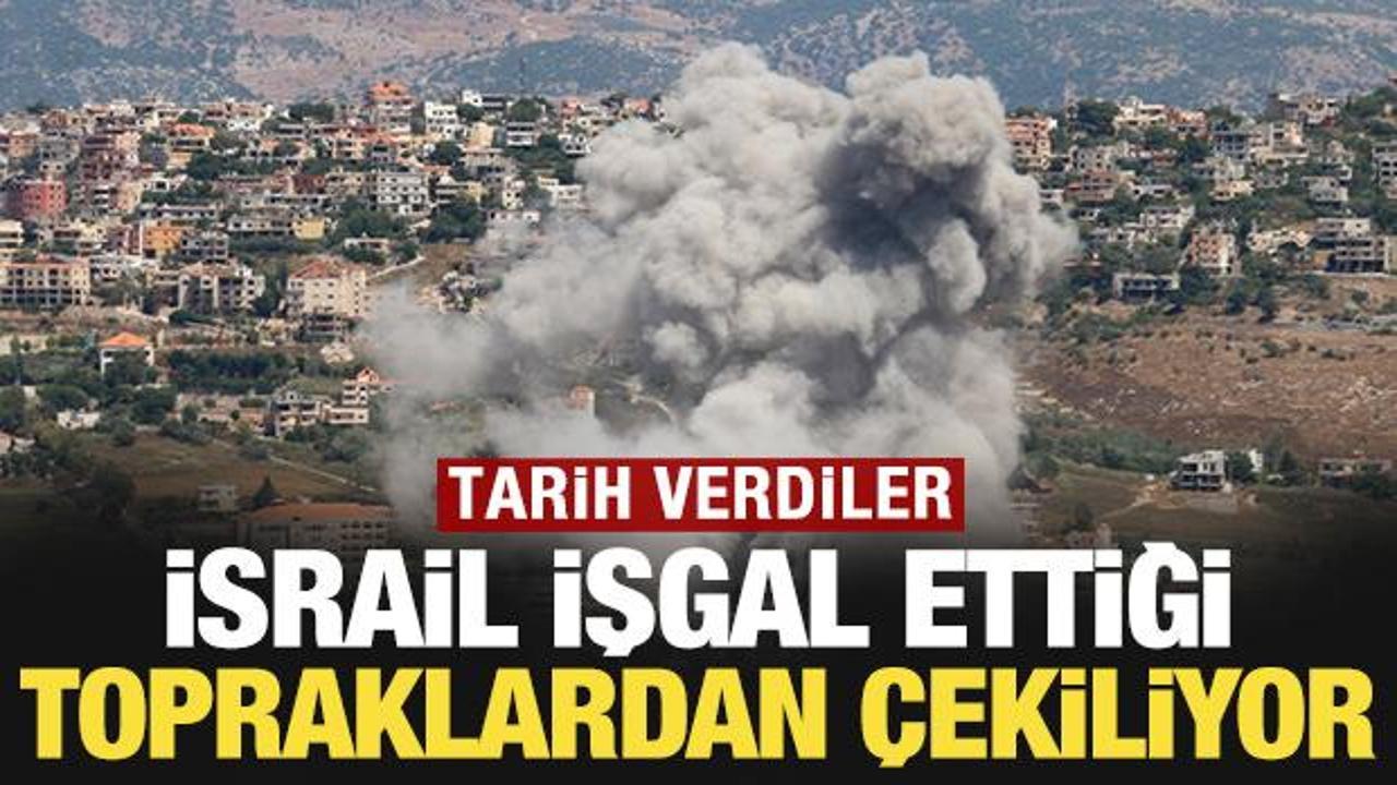 İsrail işgal ettiği topraklardan &ccedil;ekiliyor: Tarih verdiler