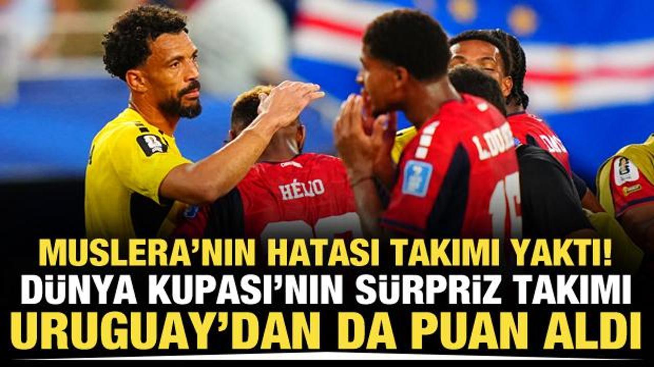 Muslera'nın hatası takımı yaktı! D&uuml;nya Kupası'nın s&uuml;rpriz takımından Uruguay'a &ccedil;elme