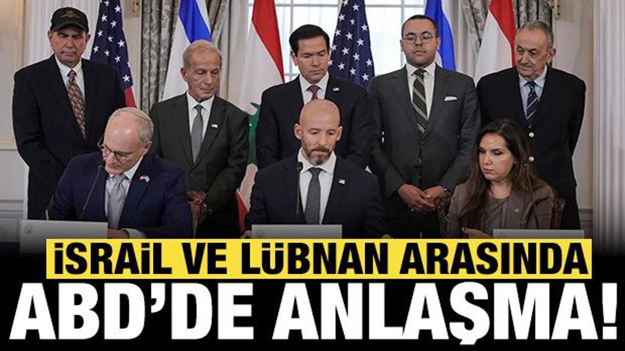 Son dakika: İsrail ve L&uuml;bnan arasında anlaşma!