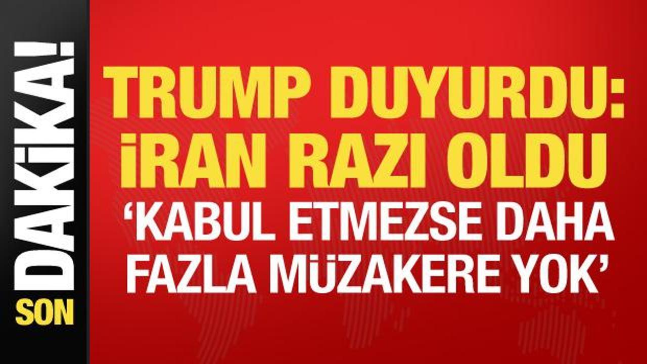 ABD Başkanı Donald Trump İran ile ilgili açıklamalarda bulundu.