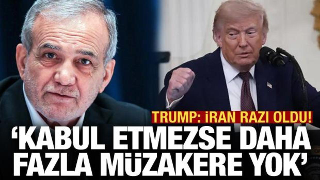 Son dakika... Trump: İran n&uuml;kleer denetime tabi