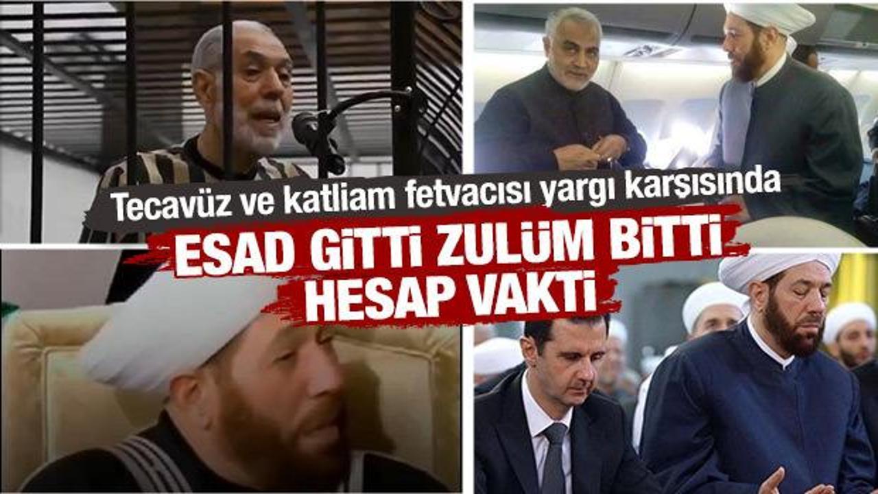 Suriye'de sivil katliamlarının fetvacısı Hassun Şam mahkemelerinde hesap veriyor!