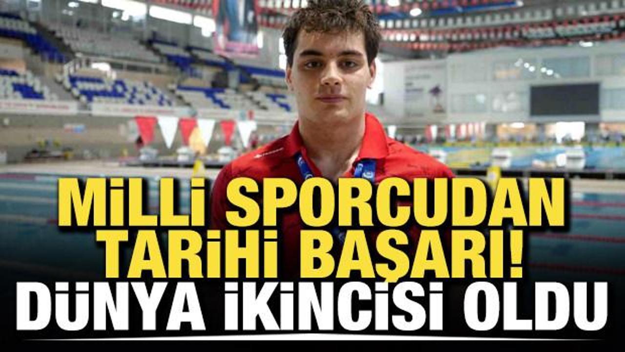 Tarihi gurur! Milli sporcumuz d&uuml;nya ikincisi