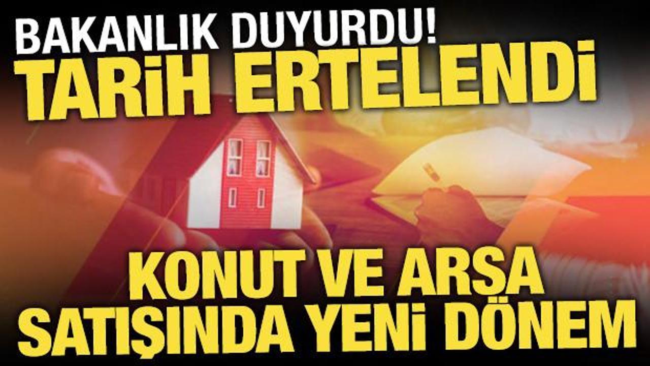 Taşınmaz satışlarında g&uuml;venli &ouml;deme sisteminin devreye alınması 1 Ekim'e ertelendi