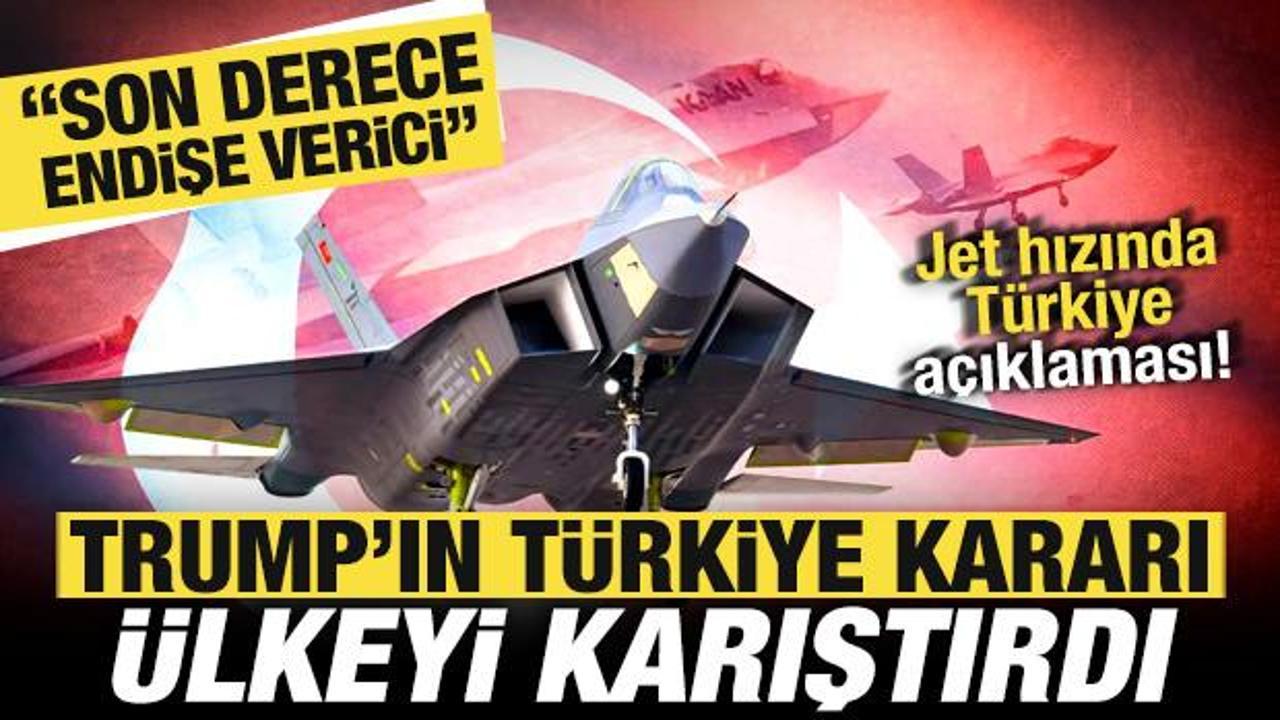 Trump'ın T&uuml;rkiye kararı &uuml;lkeyi karıştırdı! Jet hızında a&ccedil;ıklama: Son derece endişe verici