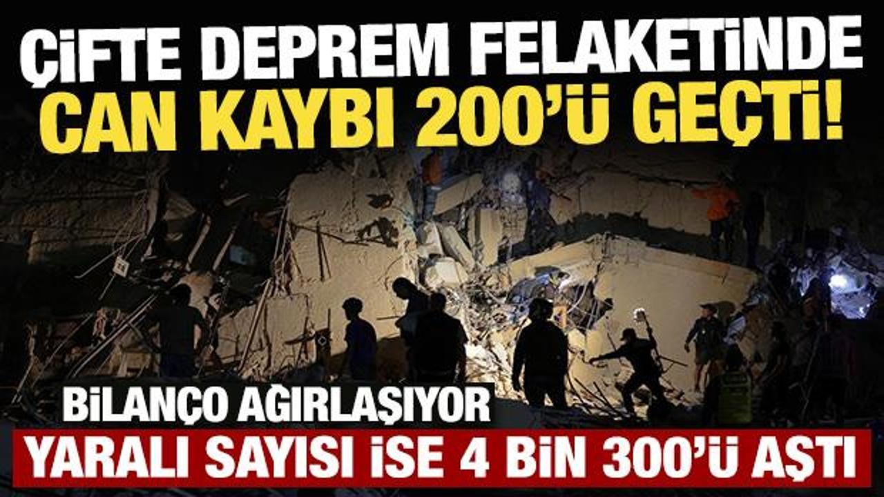 Venezuela'da &ccedil;ifte deprem felaketinde can kaybı 200'&uuml; ge&ccedil;ti!