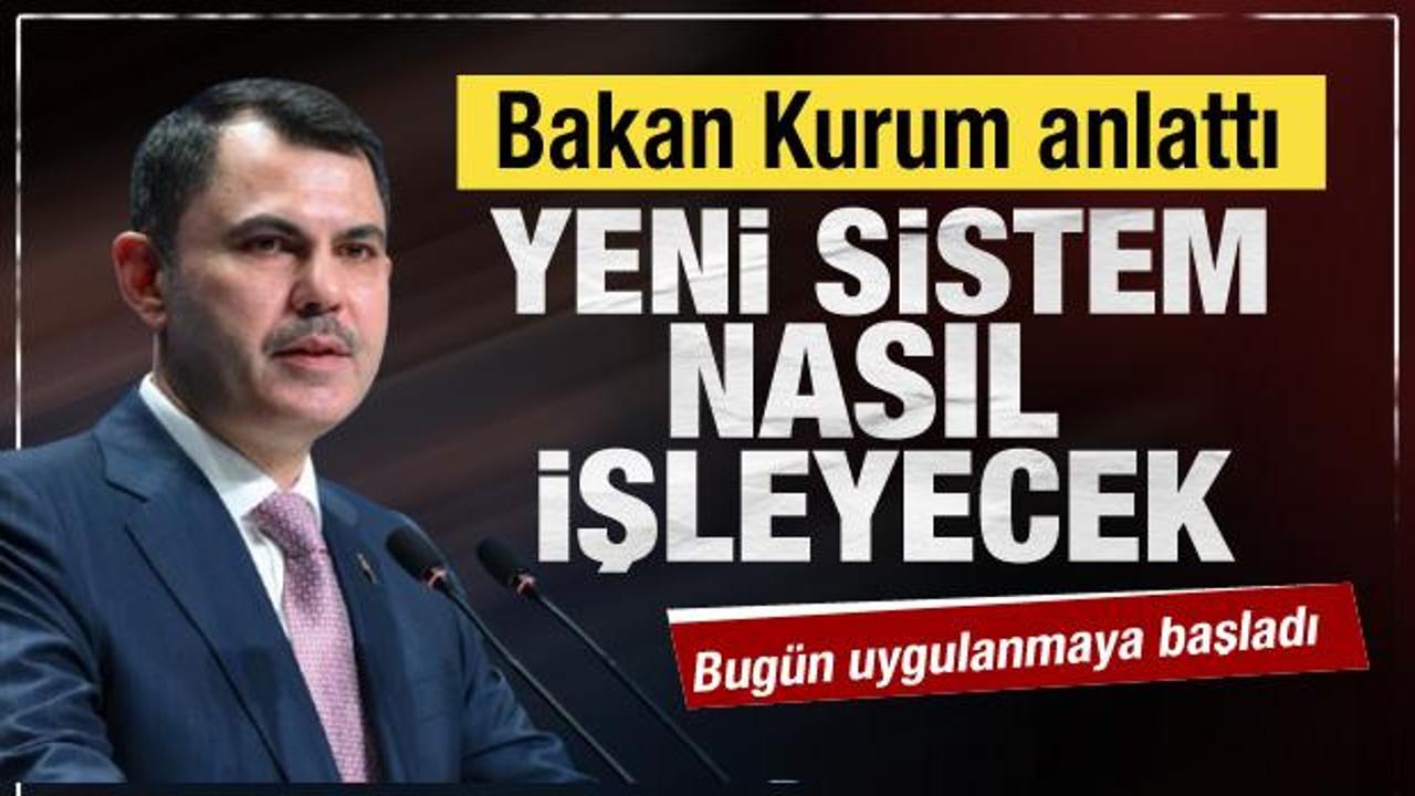 Bakan Kurum DOA sisteminin kullanımını anlattı: Bug&uuml;n T&uuml;rkiye genelinde başladı!