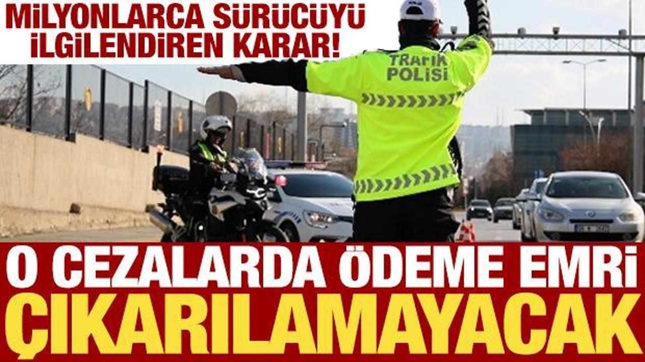 Danıştay'dan s&uuml;r&uuml;c&uuml;leri ilgilendiren karar: Ceza kesinleşmeden &ouml;deme emri &ccedil;ıkarılamaz
