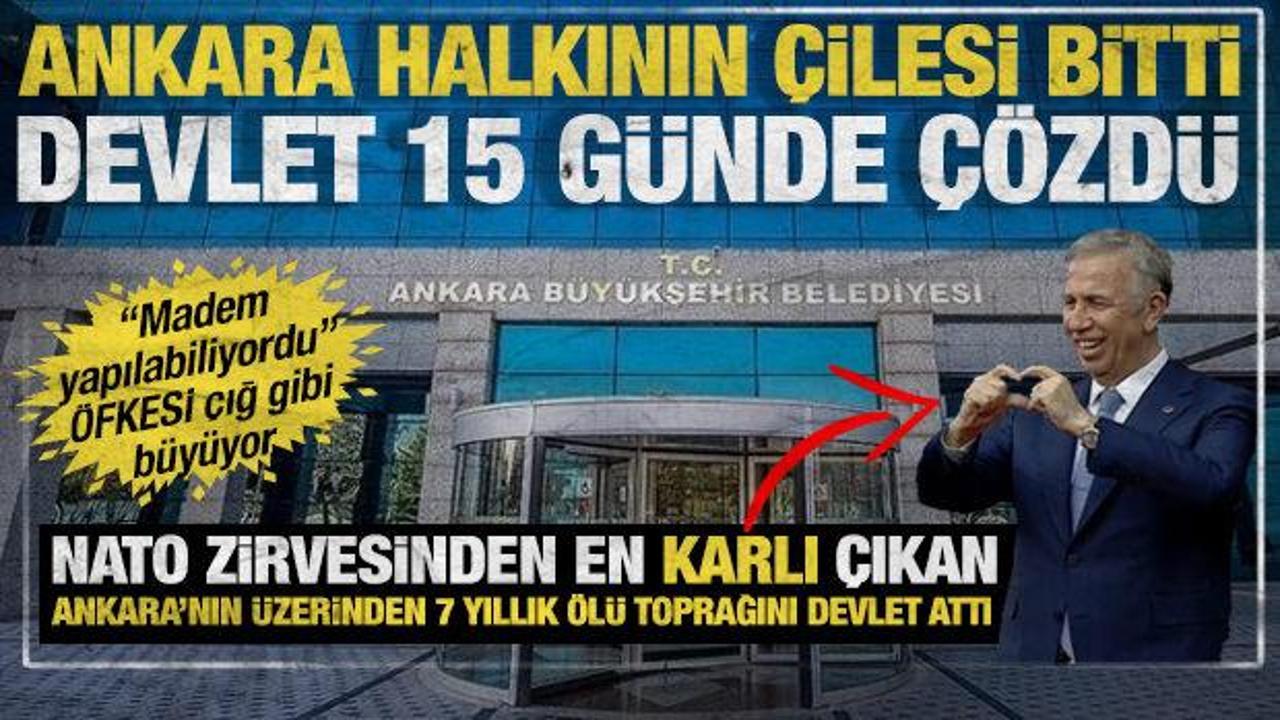 Devlet el attı CHP'li Ankara'da yedi yıllık atıllık on beş g&uuml;nde son buldu!